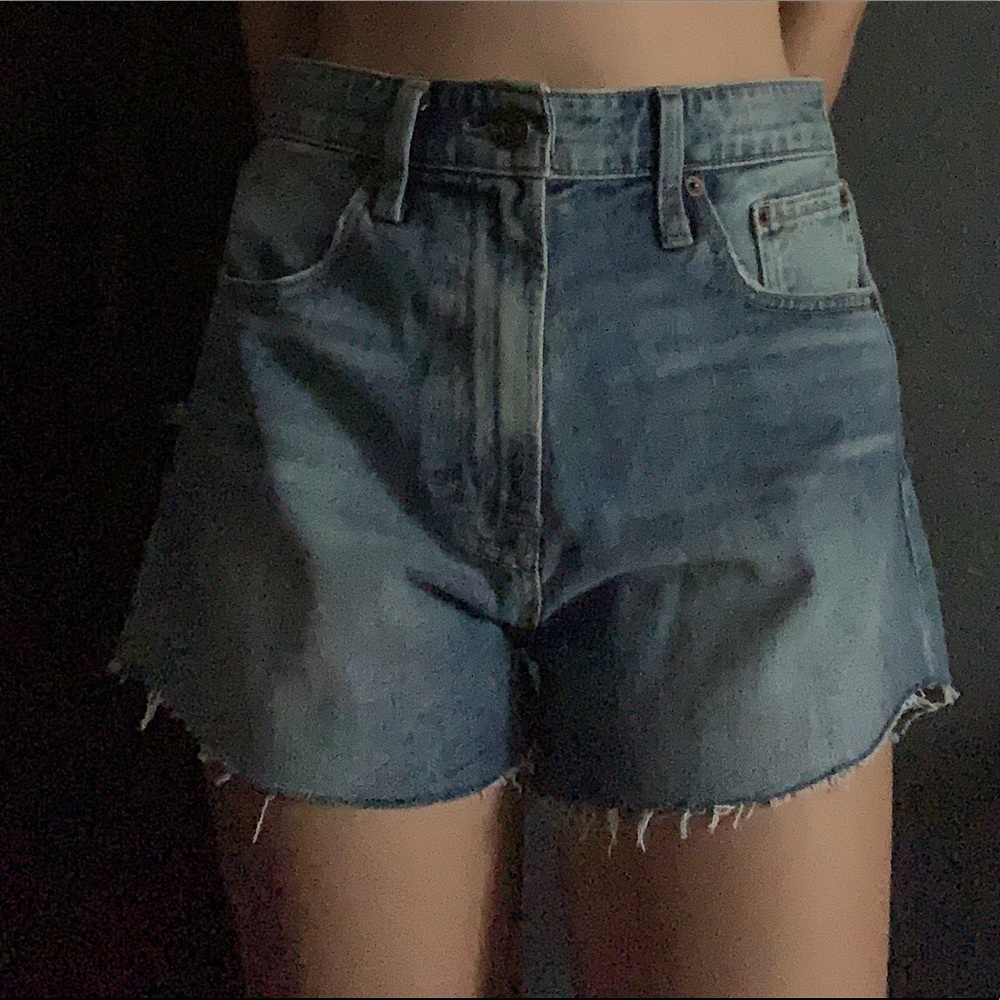 light blue, baggy, longer, brand new, tag intact